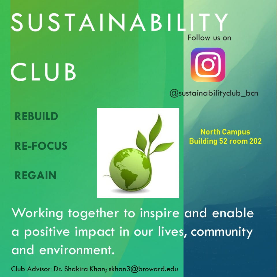 Sustainability Club Flyer
